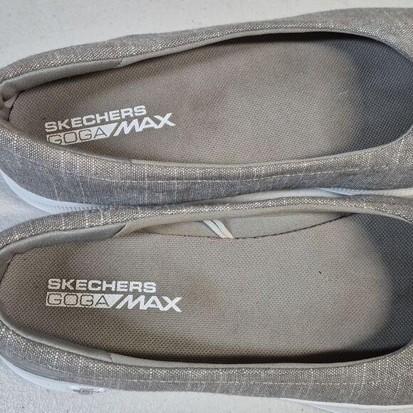 Skechers Women's 8 Gray Slip-On Shoes - Picture 3 of 7